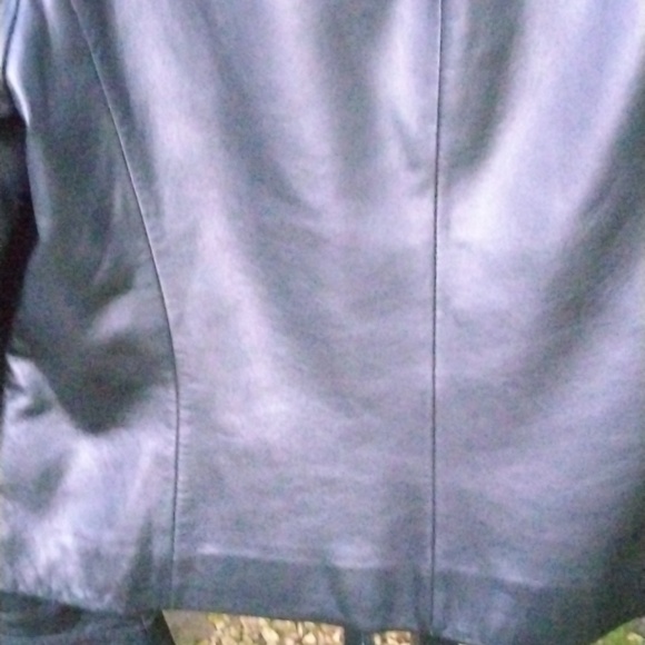 AK Anne Klein Women's Leather design details. Blazor/Jacket size 14 - Picture 9 of 15